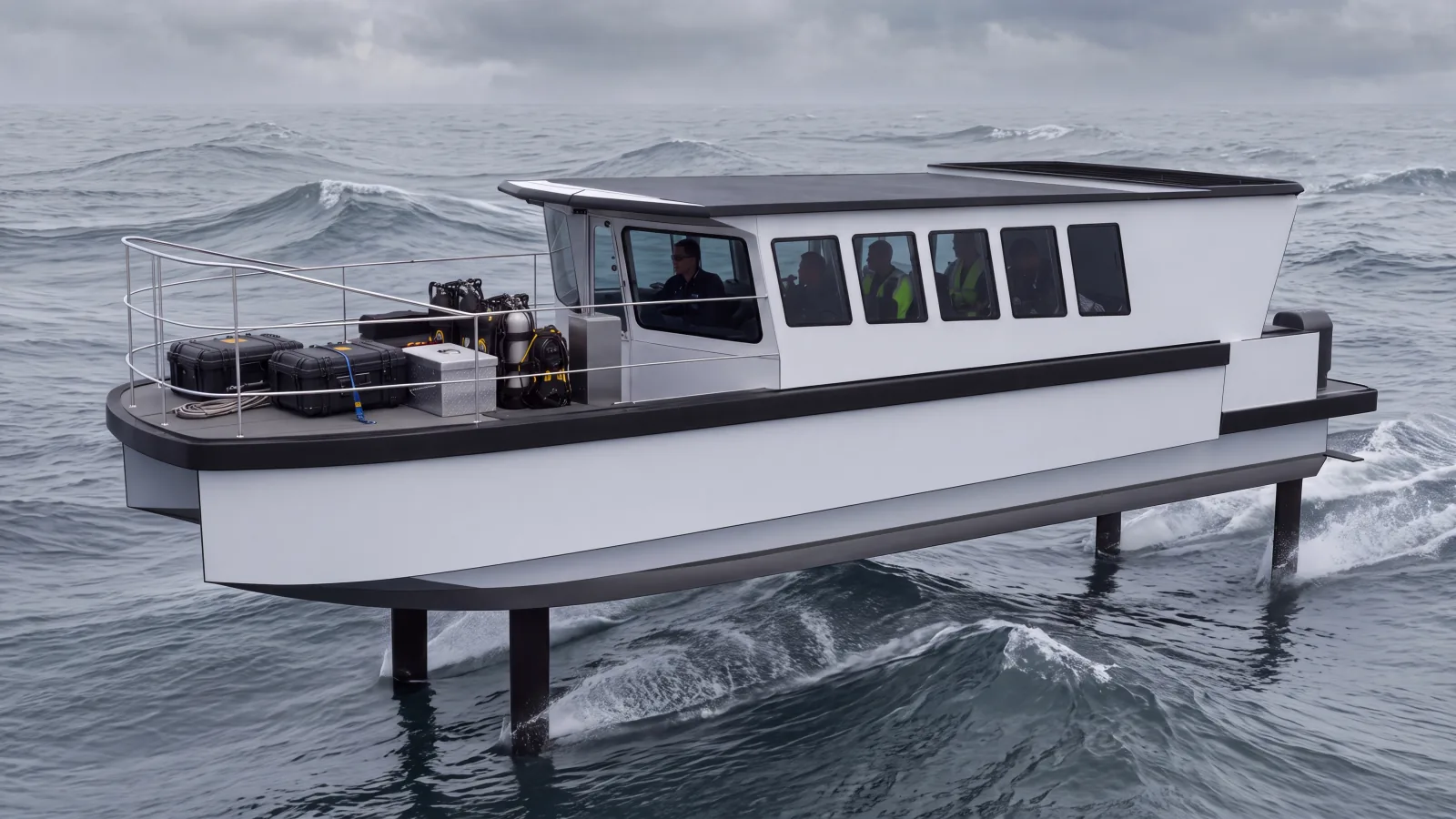 Navettes de transfert offshore et CTV